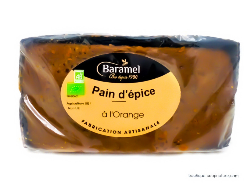 Pain d'épice à l'orange Bio 300g