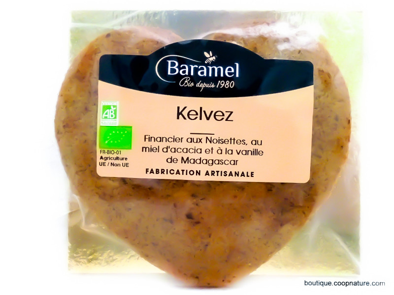 Financier aux Noisettes Kelvez Bio 70g