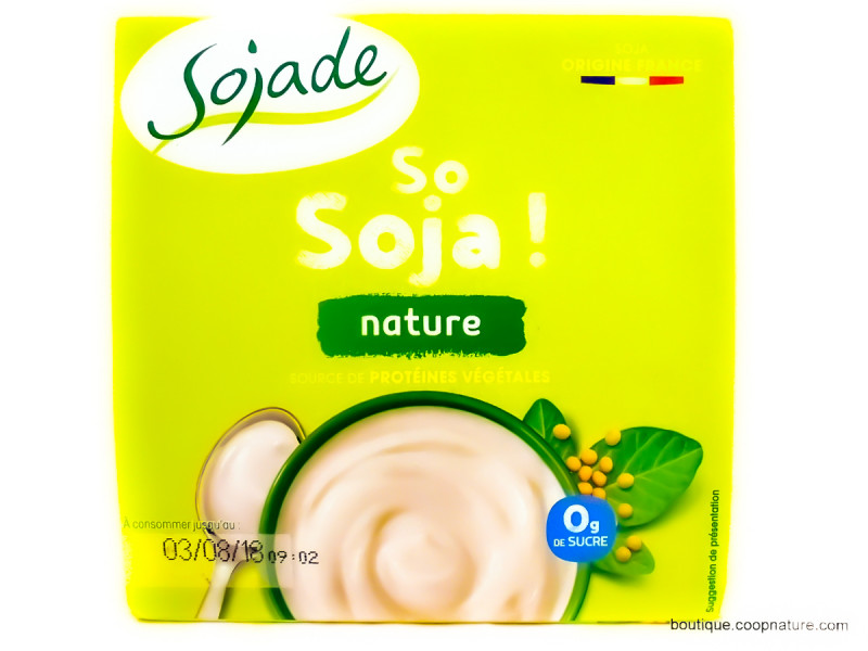 Dessert So Soja ! Nature Bio 4x100g