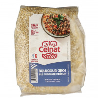 Boulgour Gros Blé Concassé Précuit 500g Bio