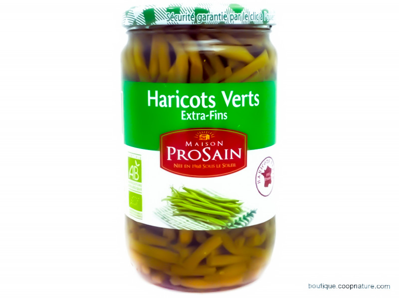 Haricot Verts Extra-fins Bio 660g