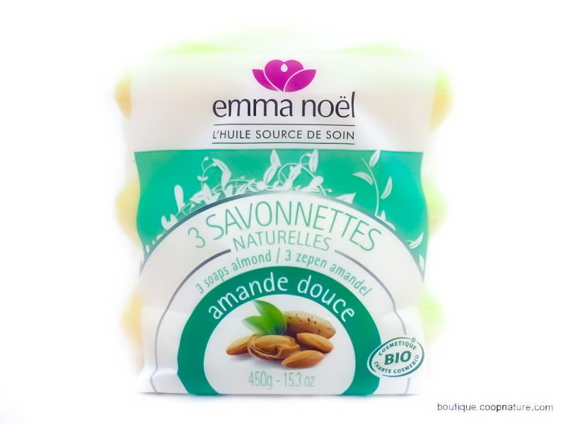 Savonnettes Amande Douce x3 Bio 150g