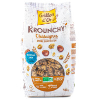 Céréales Déjeuner Krounchy Châtaigne Bio 500g