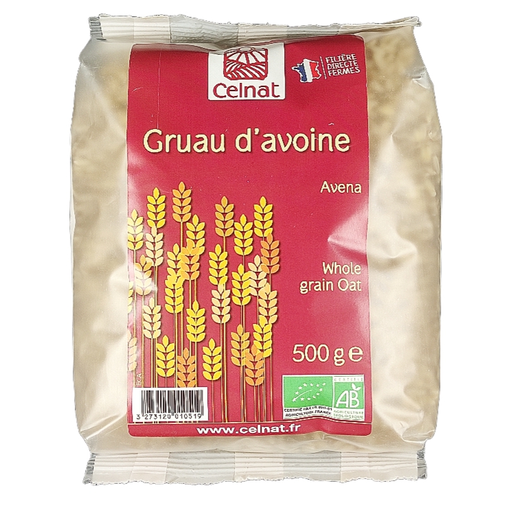 Gruau d'Avoine 500g Bio