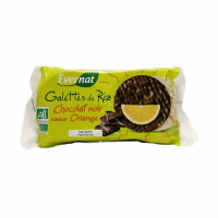 Galette De Riz Au Chocolat Noir Saveur Orange Bio 100g