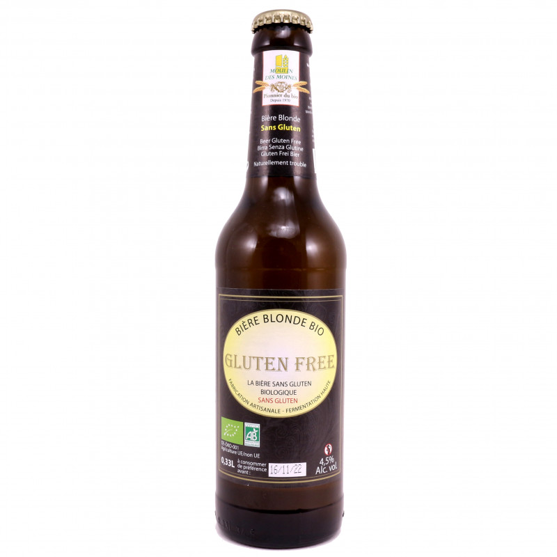 Bière Blonde Sans Gluten Bio 33cl