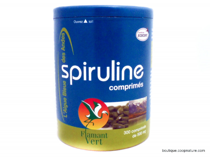 Spiruline Ecocert 300 comprimés