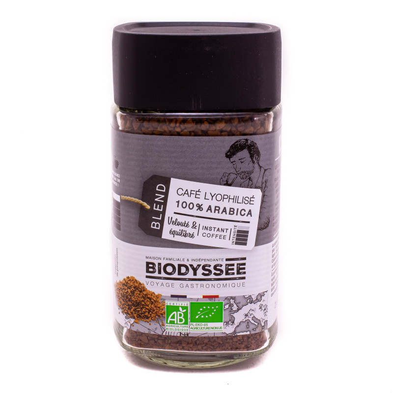 Café Lyophilisé 100% Arabica Bio 200g