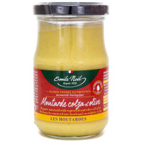 Moutarde Mi-Forte Colza et Olive Bio 190g