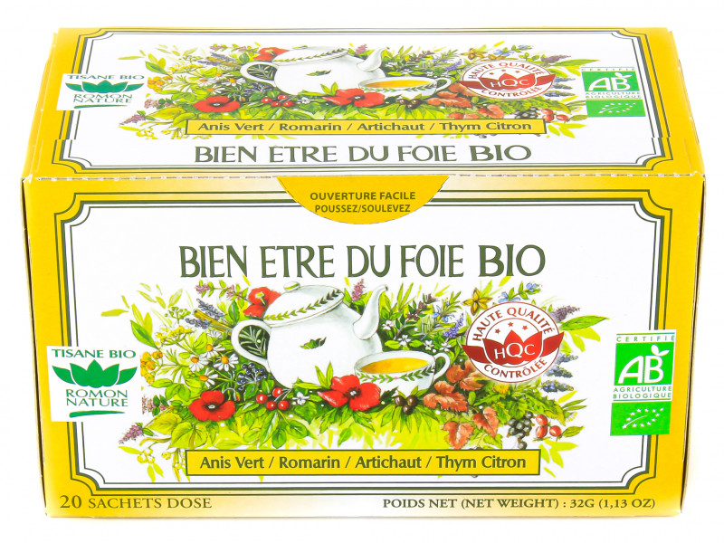 Tisane Infusion Bien être du Foie 20 sachets