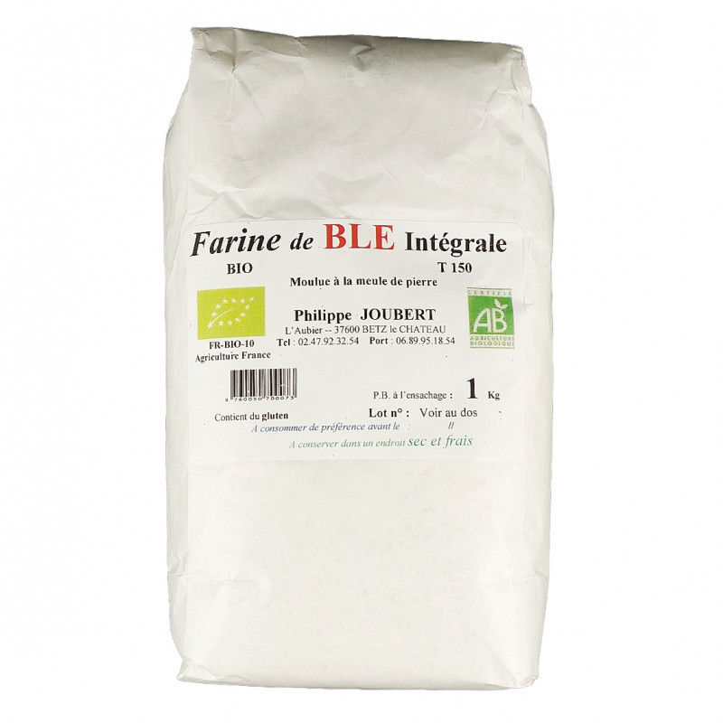 Farine de Blé Intégrale T150 1kg Bio