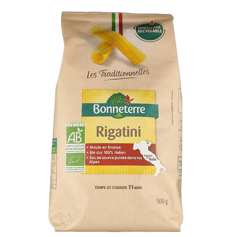 Macaroni Rigatini 500g Bio