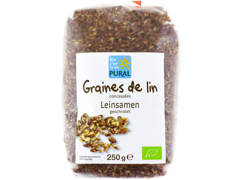 Graines de Lin Concassés Bio 250g