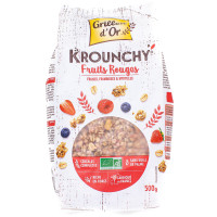Céréales Krounchy Fruits Rouges Bio 500g
