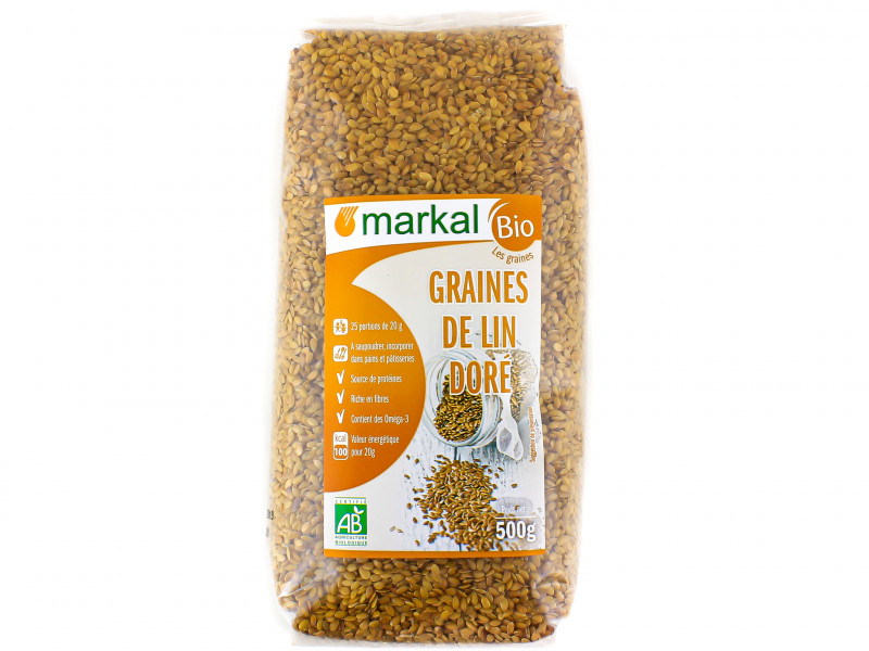 Graines de Lin Doré Bio 500g