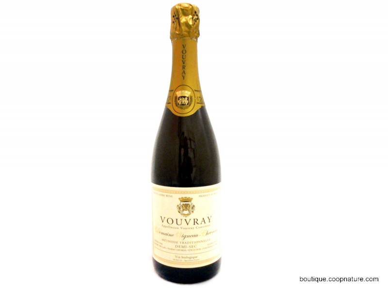 Pétillant Vouvray 1/2 Sec A.O.C. Bio 75cl