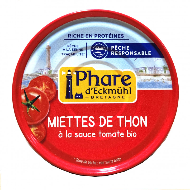 Miettes de Thon à la Sauce Tomate 160g