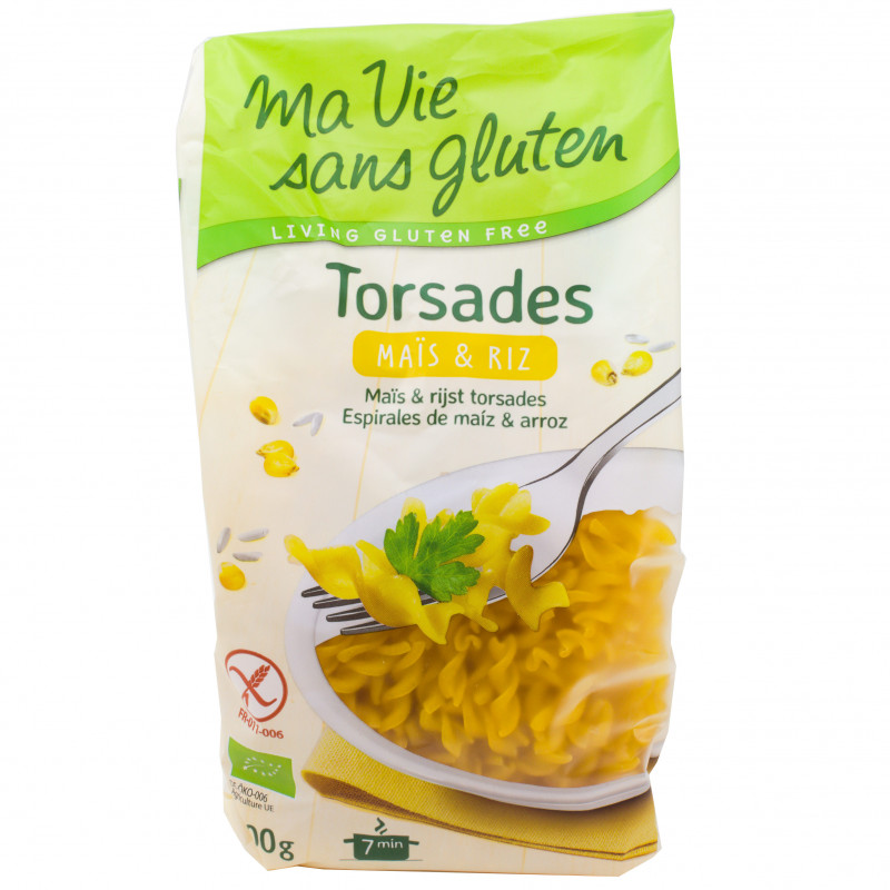 Torsades Maïs Riz Sans Gluten Bio 500g