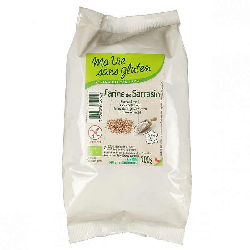 Farine de Sarrasin Sans Gluten Bio 500g
