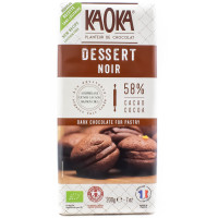 Tablette de Chocolat Noir 58% Desserts 200g