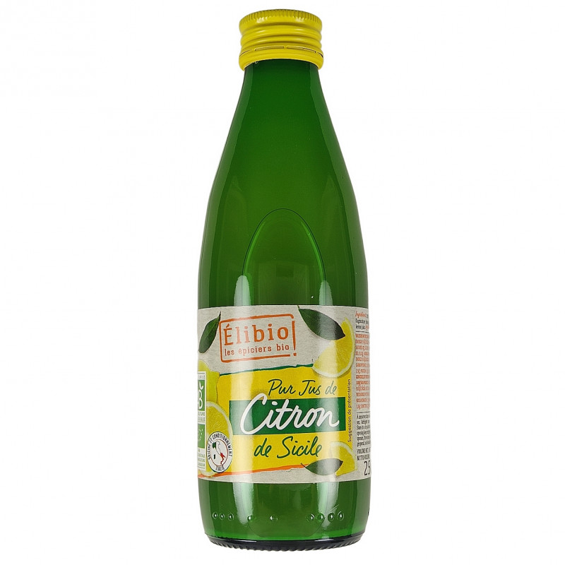 Pur Jus de Citron de Sicile Bio 25cl