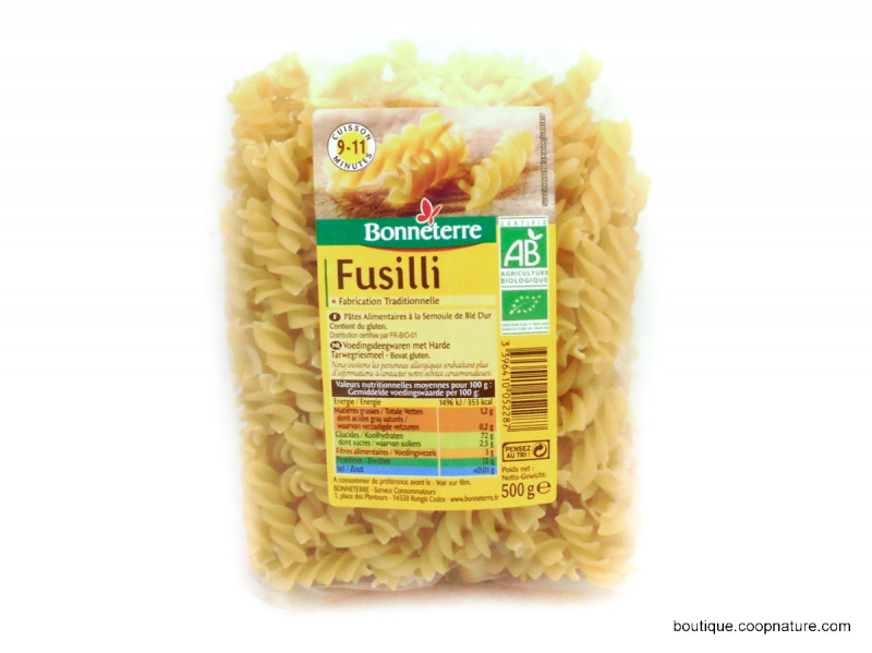 Fusilli Blancs Bio 500g