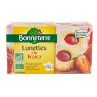 Sablés Pâtissiers Lunettes à la Fraise Bio 200g