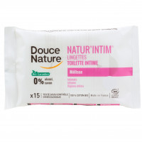 Lingettes Natur'intim à la Mélisse Bio Sachet de 15