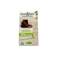 Chocolat Noir 70% Origine Tanzanie Bio 100g