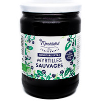 Confiture Extra de Myrtilles Sauvages Bio 730g