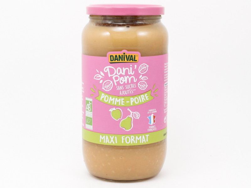 Dani'Pom Purée Pomme Poire Bio 1050g