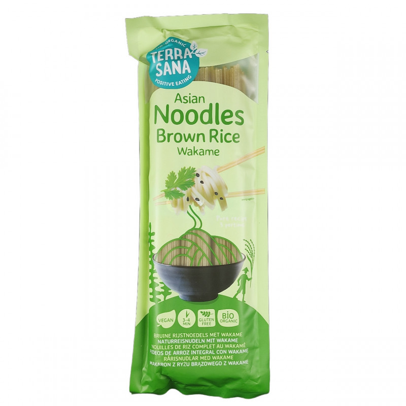 Nouilles de Riz Complet Wakame 250g Bio