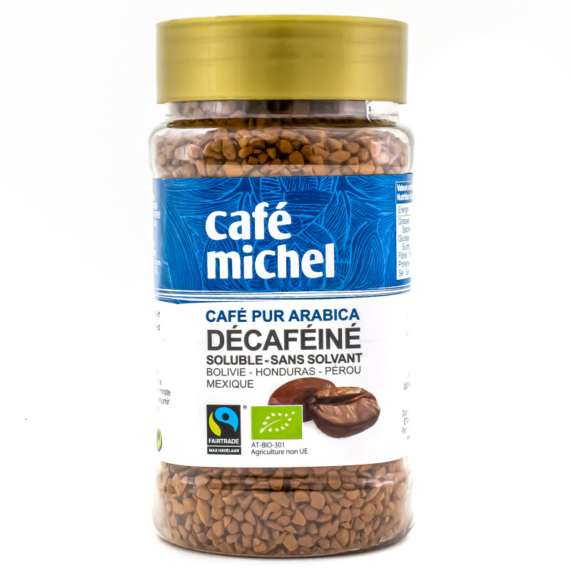 Café Instantané Soluble Décaféiné Bio 100g