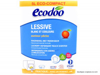 Lessive Blanc et Couleurs Pêche Ecocert 5L