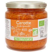 Carottes Lacto-Fermentées Bio 380g