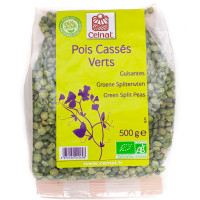 Pois Cassés Verts Bio 500g