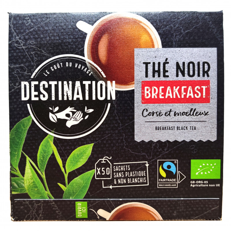 Thé Noir Breakfast Bio 50 sachets