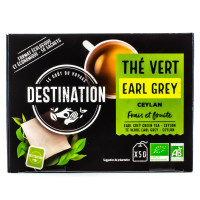 Thé Vert Earl Grey Ceylan Bio 50 sachets