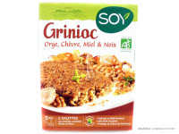 Grinioc Orge Chèvre Miel et Noix Bio 2x100g