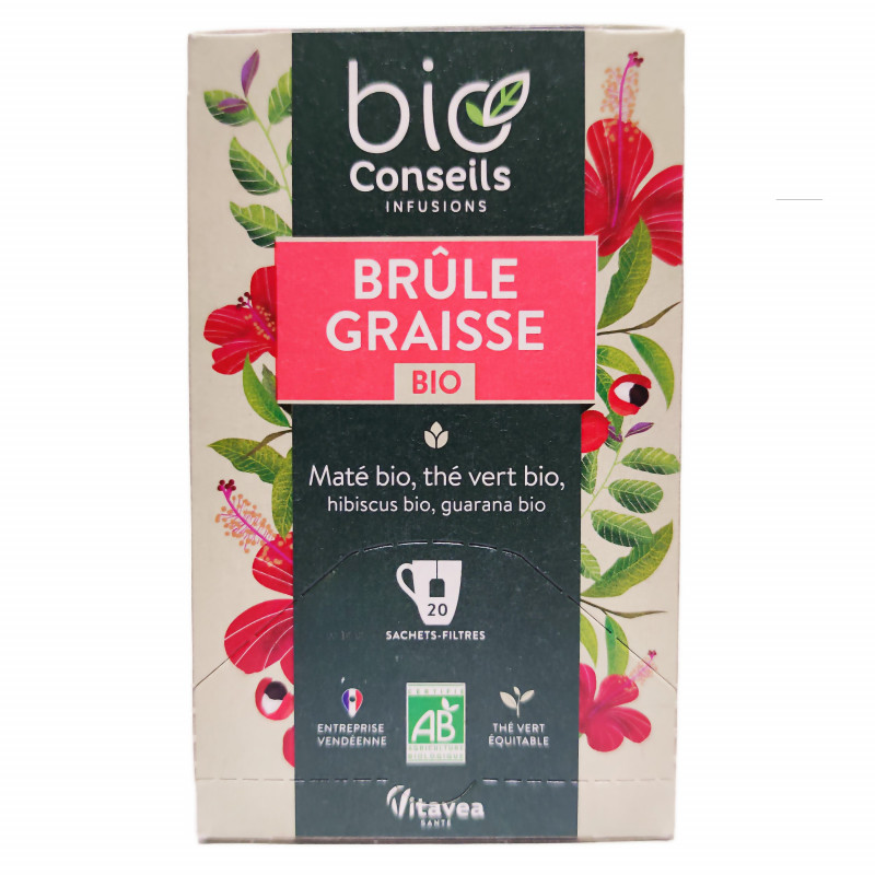 Infusion Brûle Graisse Bio 20 sachets