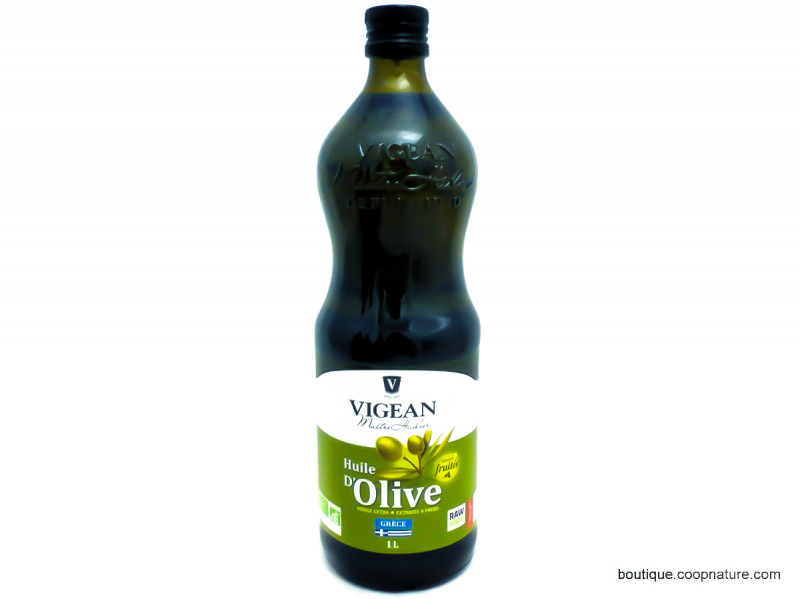 Huile d'Olive Fruitée Vierge Extra de Grèce Bio 1L