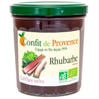 Confiture de Rhubarbe Extra Bio 370g