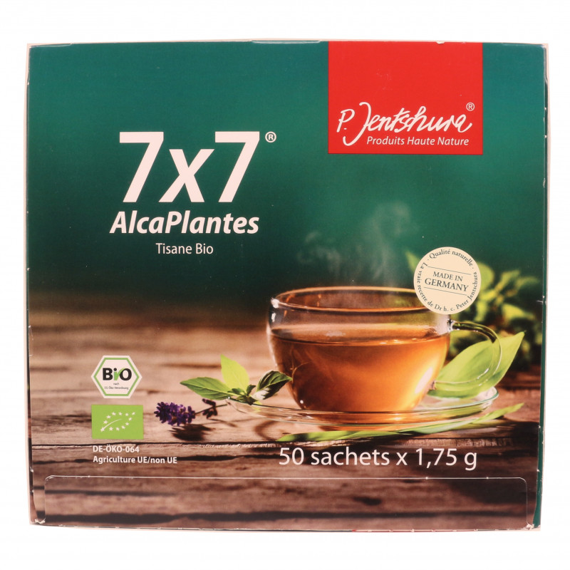 7x7 AlcaPlantes Tisane Bio 50 sachets de 1.75g