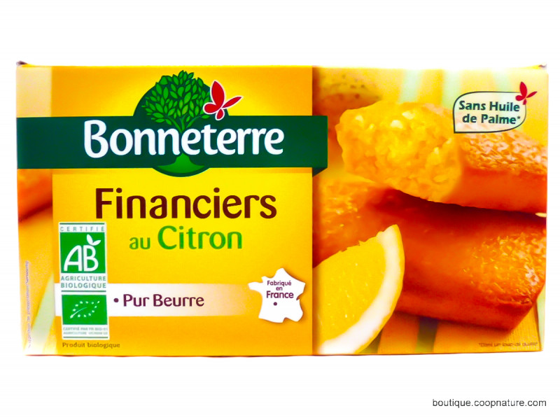 Financiers Pur Beurre au Citron Bio 150g