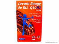 Levure de Riz + Q10H2 2x30 gélules