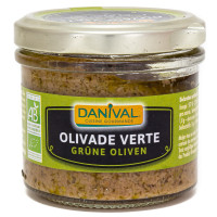 Spécialité à Tartiner à Base d'Olives Vertes Bio 100g