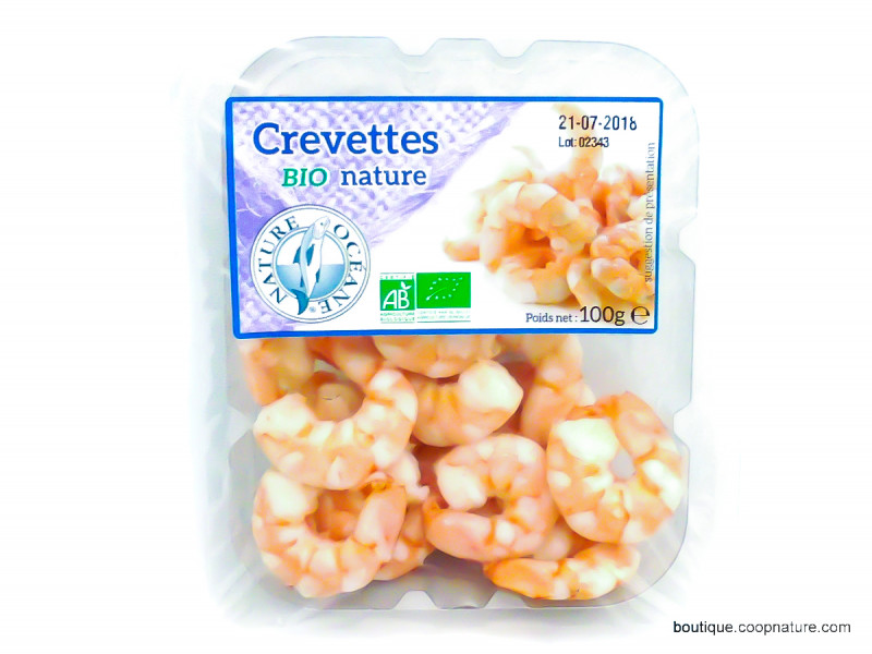 Crevettes Décortiquées Bio 100g