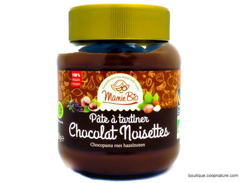 Pâte à Tartiner Chocolat Noisettes Bio 350g