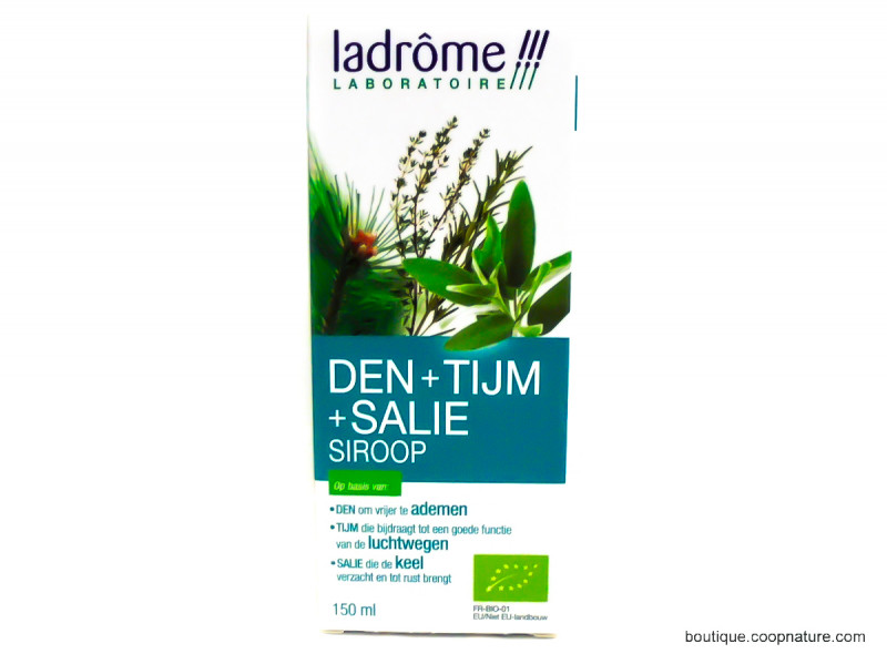 Sirop Pin Thym et Sauge Bio 150ml