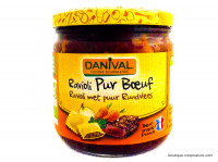 Raviolis pur Boeuf Bio 360g